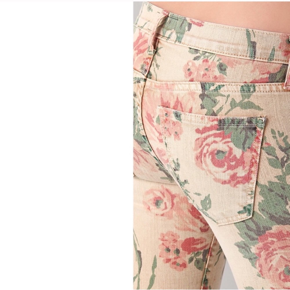 Current/Elliot The Floral Stiletto Skinny Jeans - Picture 4 of 8